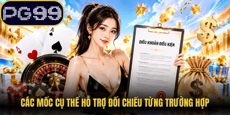 Các mốc cụ thể hỗ trợ đối chiếu từng trường hợp